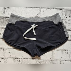 Mondetta Black Retro Sweat Shorts M • 2” Inseam Brandy-Style Cozy Lounge